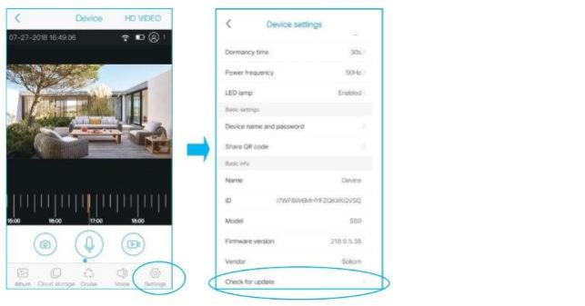 Ubell Camera Name and Password