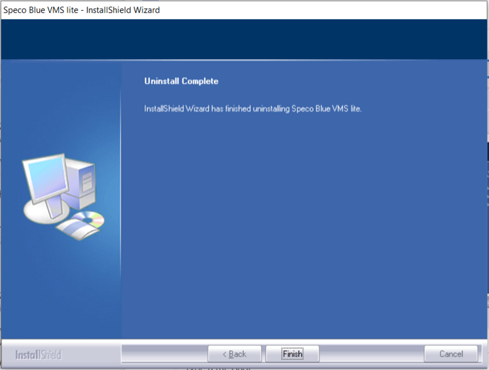 Speco Blue VMS Full Guide 36 uninstallcomplete png pngwidth688height520nameuninstallcomplete png 520h