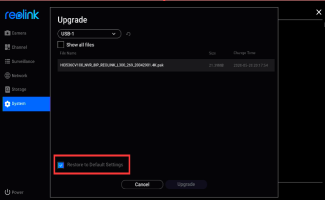 How to Manually Update Firmware for Reolink Devices 19 upgrade firmware 650w 1