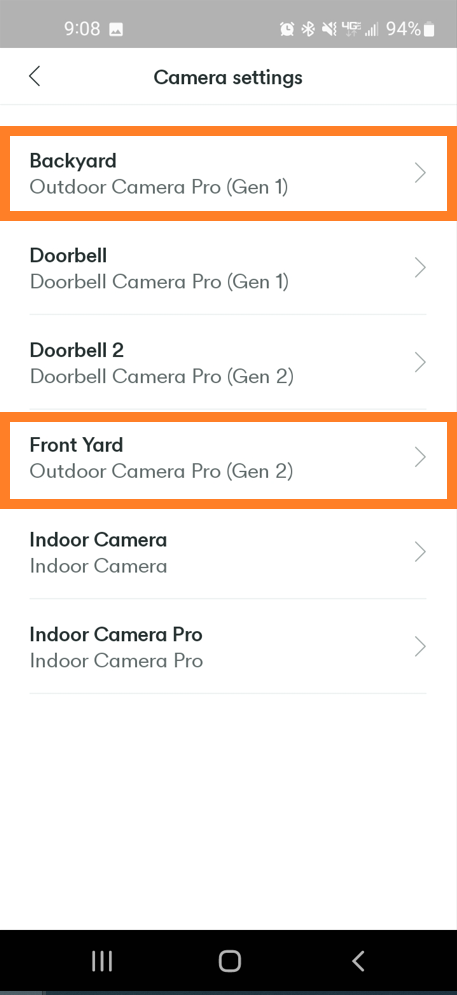 vehicle detect recording step 3