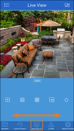 video quality on live view of lorex cloud
