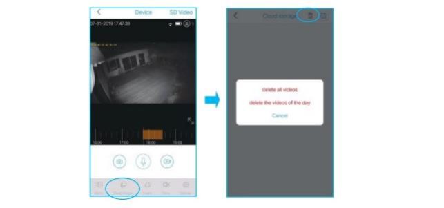 Videos can be saved in Cloud Storage