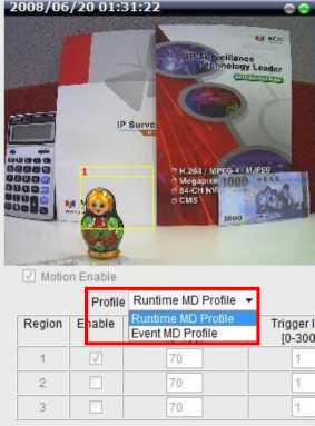 ACTi Cameras How to Use Motion Detection 9 word image 1045 8