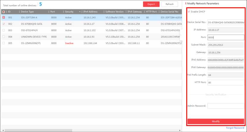 SADP Tool Software User Manual 14 word image 1117 13