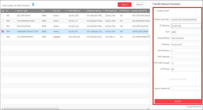 SADP Tool Software User Manual 15 word image 1117 14