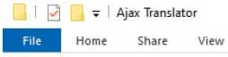Ajax Translator Full User manual
