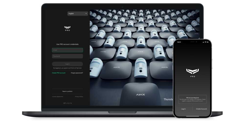 Ajax PRO Desktop User manual